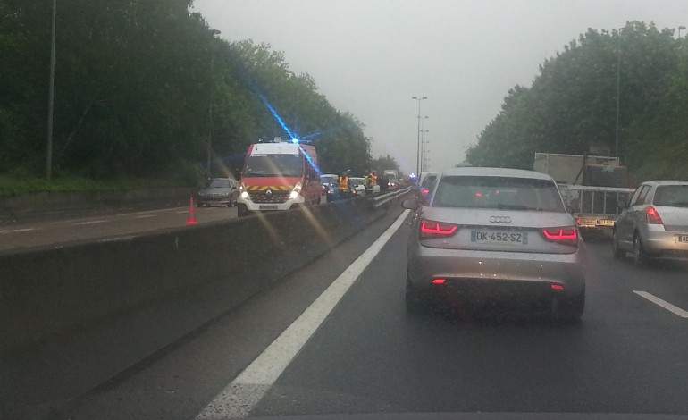 Carambolage entre huit voitures près de Rouen : deux blessés