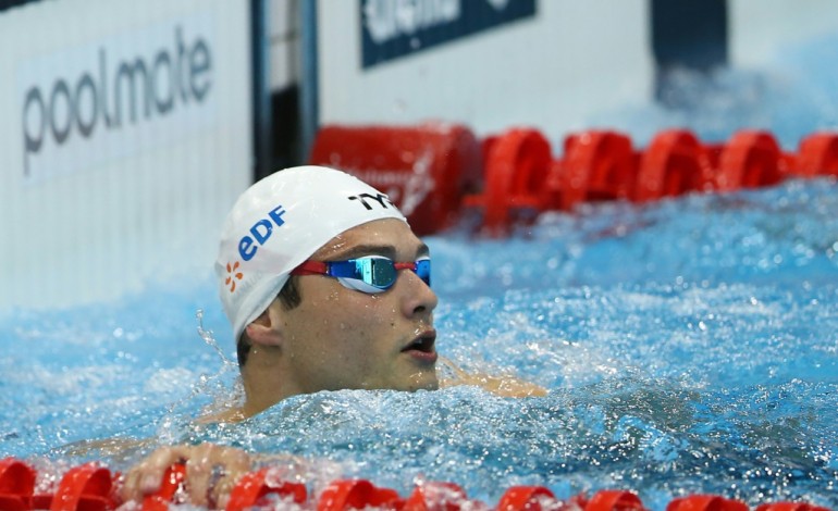 Londres (AFP). Natation: Florent Manaudou champion d'Europe du 50 m nage libre