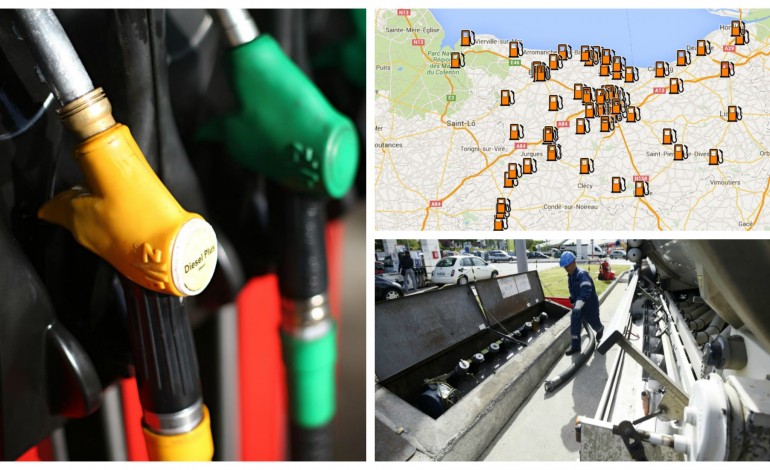 Carburant dans le Calvados : la carte des stations-service à sec