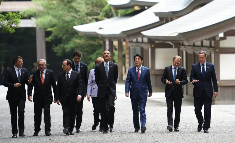 Ise-Shima (Japon) (AFP). Economie mondiale, terrorisme, migrations: le G7 s'ouvre sur un agenda chargé