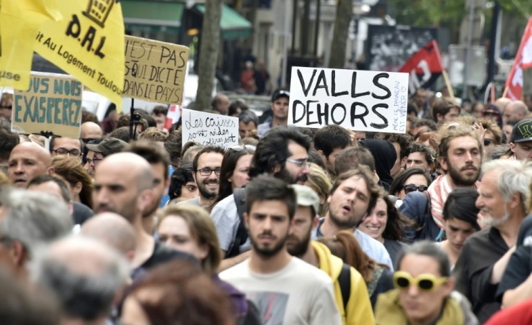 Paris (AFP). Loi travail: 153.000 manifestants selon la police, 300.000 d'après la CGT
