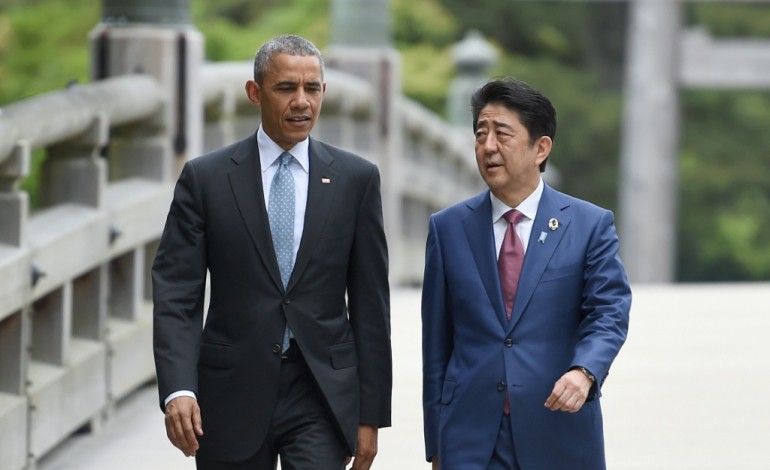 Hiroshima (Japon) (AFP). Barack Obama à Hiroshima, 71 ans après le feu nucléaire