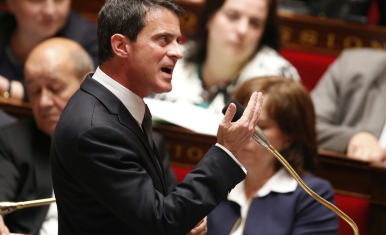 Paris (AFP). Loi travail: Valls redit qu'il ira "jusqu'au bout"