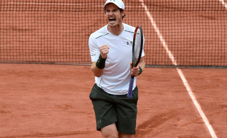 Paris (AFP). Roland-Garros: Murray qualifié pour les quarts 