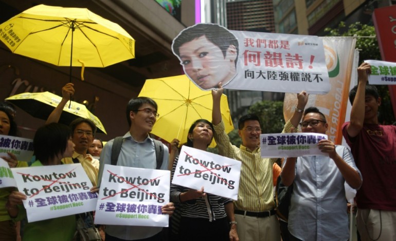 Hong Kong (AFP). La grogne continue de monter contre Lancôme à Hong Kong