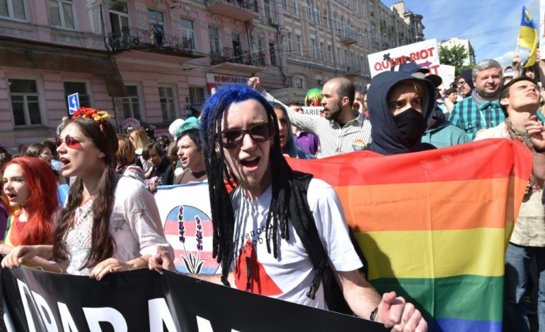 Kiev (AFP). Kiev: gay pride sous haute protection policière
