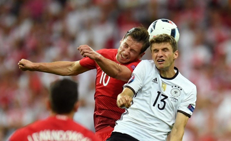 Saint-Denis (AFP). Euro-2016: Nul âpre entre l'Allemagne et la Pologne, l'Ukraine grande perdante