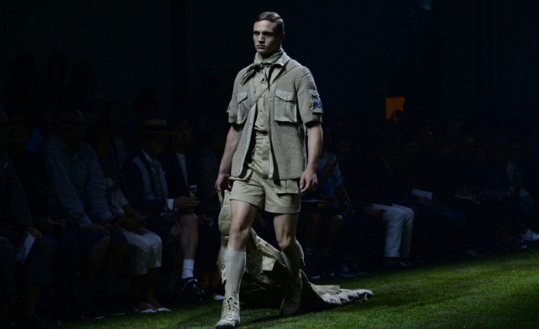 Milan (AFP). Mode masculine à Milan: aventuriers, campeurs et randonneurs  