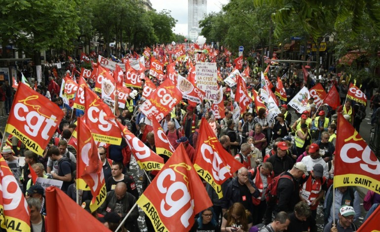 Paris (AFP). Loi travail: les syndicats demandent à manifester jeudi à Paris