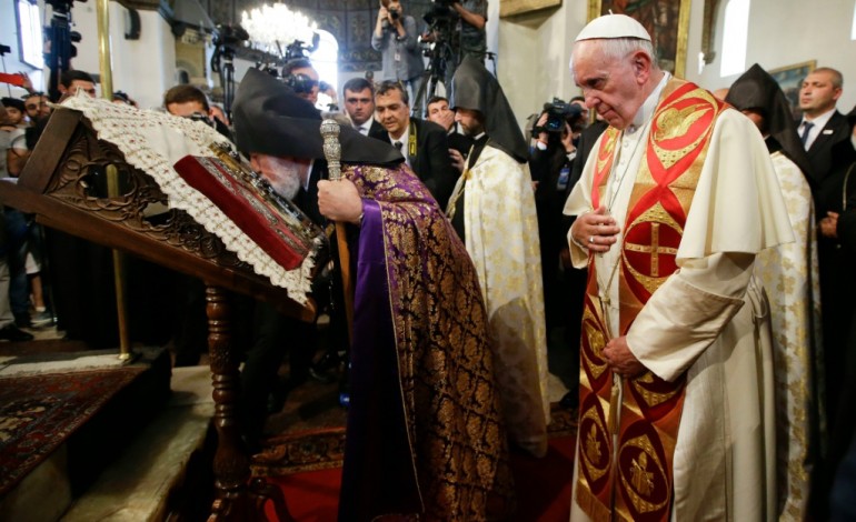 Erevan (AFP). Le pape en Arménie évoque une nouvelle fois le "génocide"