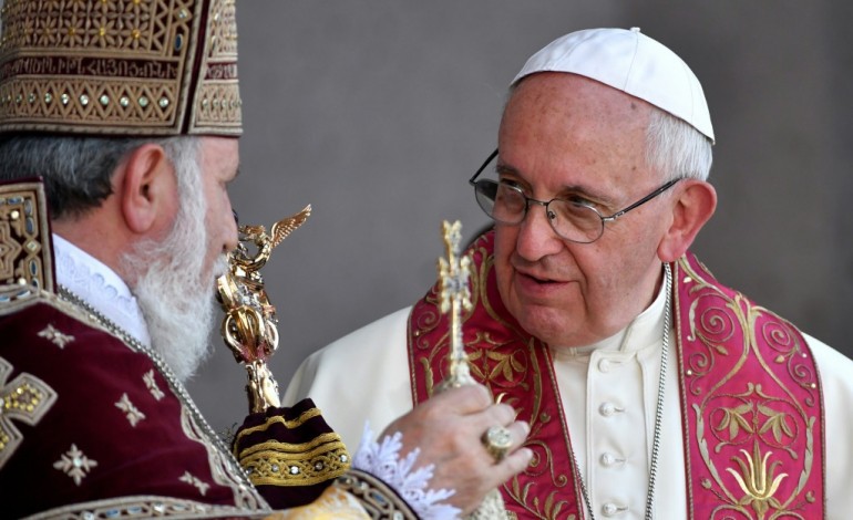 Erevan (AFP). Terme "génocide": le pape réjouit les Arméniens et rend furieux les Turcs