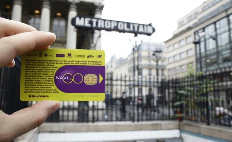 Paris (AFP). Pass Navigo: augmentation de 3 euros à partir du 1er août 