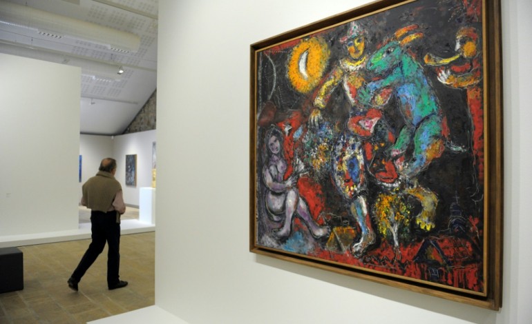 Landerneau (France) (AFP). Un Chagall nourri de poésie au centre d'art contemporain de Landerneau