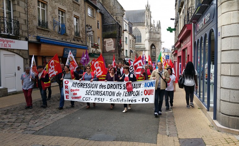 Loi Travail : 170 manifestants dans les rues d'Alençon
