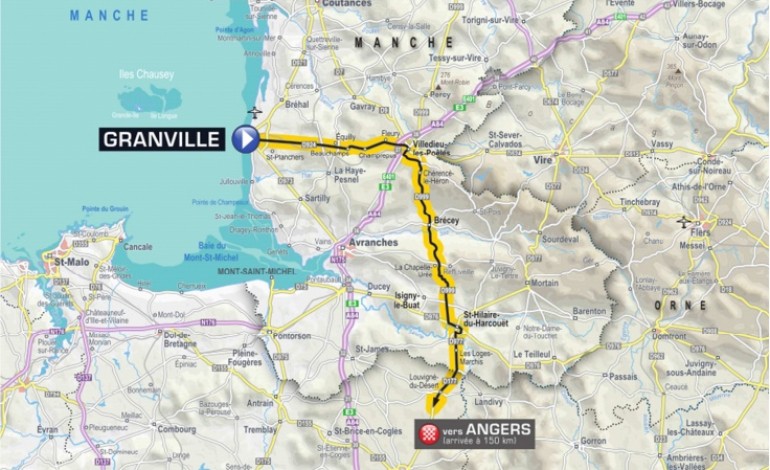 Tour de France 2016 : Tout sur la 3ème étape Granville-Angers lundi 4 juillet