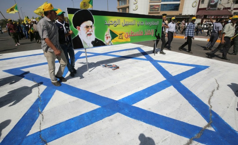 Téhéran (AFP). L'Iran manifeste contre Israël, un général le menace d'un déluge de missiles