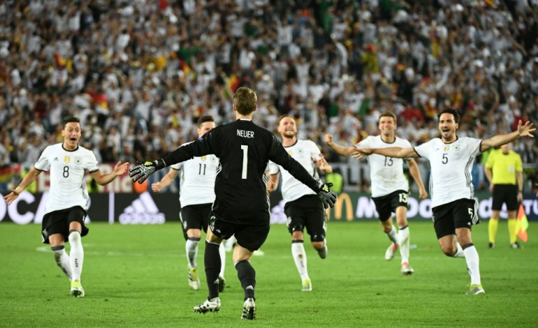 Bordeaux (AFP). Euro-2016: l'Allemagne en demi-finale, d'un souffle