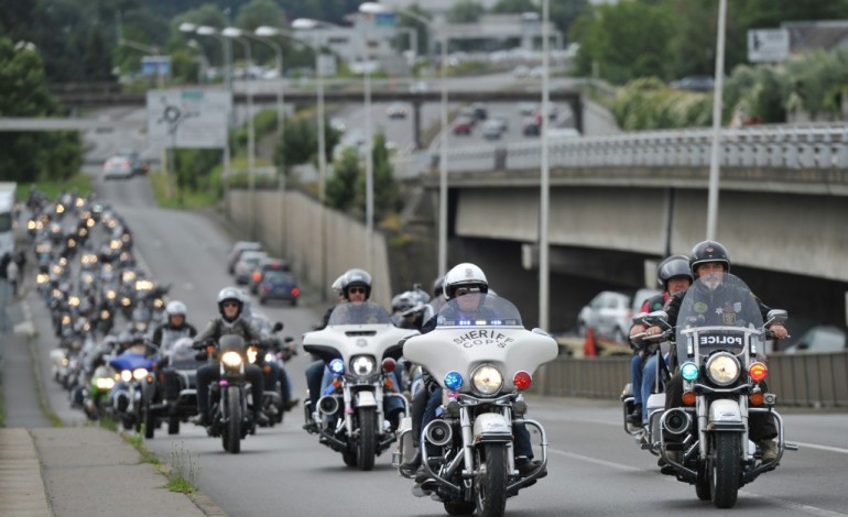 Tours (AFP). Un millier de Harley-Davidson paradent à l'American Tours Festival en attendant Johnny
