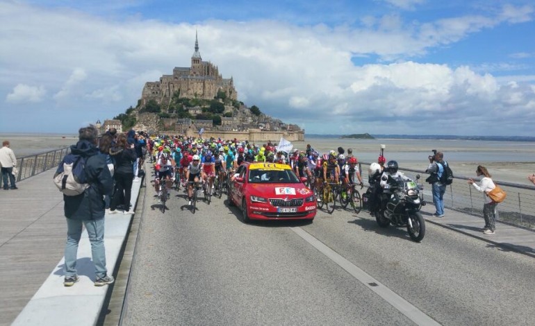 Tour de France : près de 3 millions de téléspectateurs devant l'étape le Mont-Saint-Michel / Utah Beach