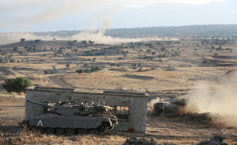 Jérusalem (AFP). Israël frappe des cibles militaires syriennes après des tirs dans le Golan