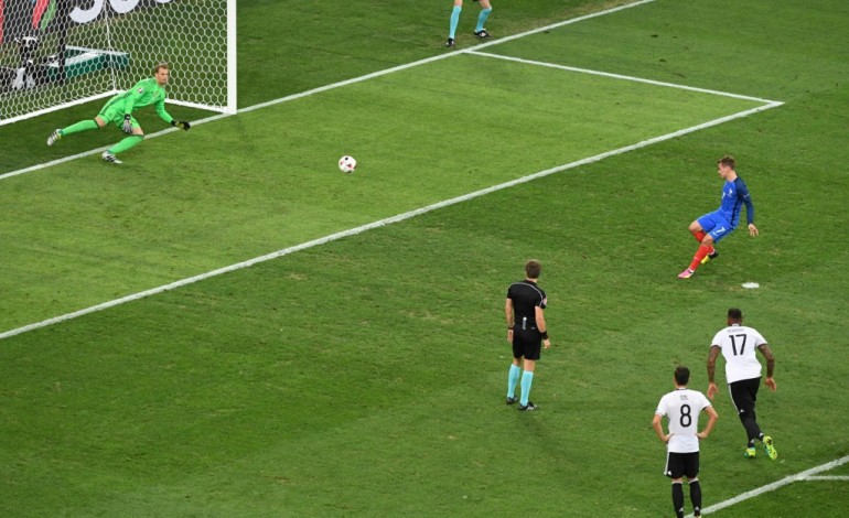 Marseille (AFP). Euro-2016: la France mène 1-0 face à l'Allemagne à la mi-temps