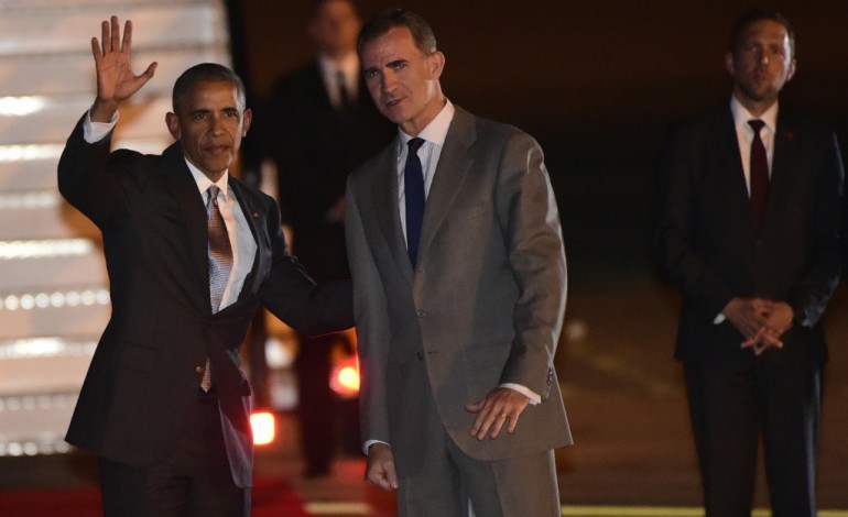 Madrid (AFP). Obama en Espagne pour une visite écourtée par la tuerie de Dallas 