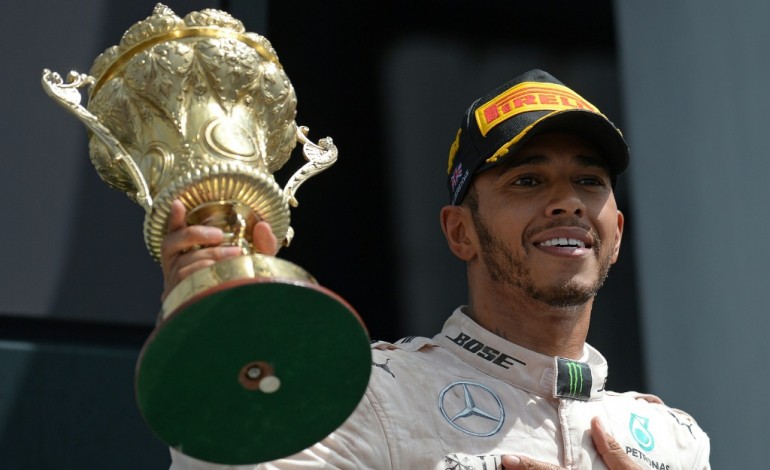 Silverstone (Royaume-Uni) (AFP). GP de Grande-Bretagne: Lewis Hamilton (Mercedes) gagne encore