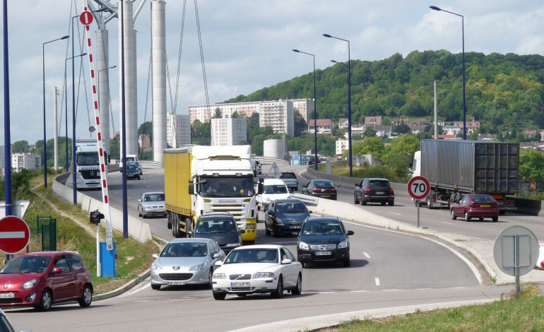 Travaux sur le pont Flaubert à Rouen : cinq semaines de perturbations à venir