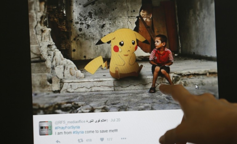 Beyrouth (AFP). En Syrie, des Pokémons en larmes parmi les ruines