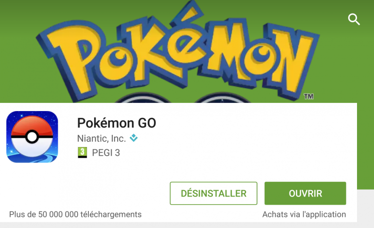 Pokemon GO disponible en France