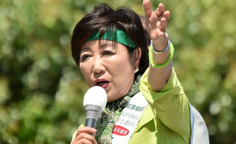 Tokyo (AFP). Une femme, Yuriko Koike, élue pour la première fois gouverneur de Tokyo