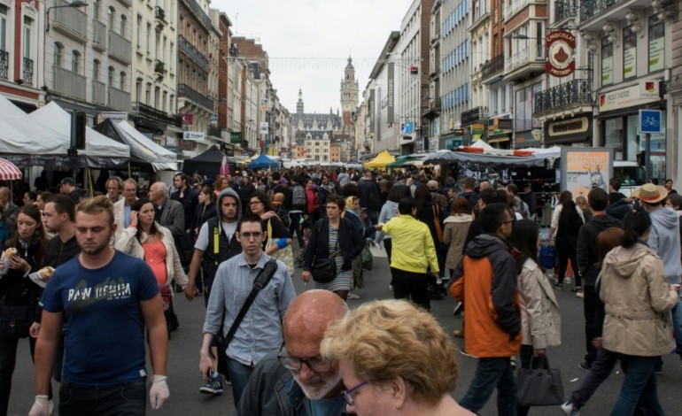 Lille (AFP). La braderie de Lille "annulée" pour raison de sécurité