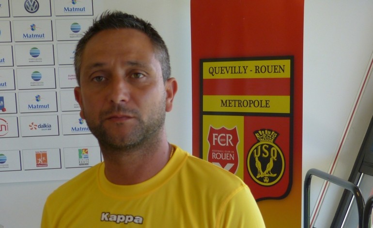 Manu Da Costa, entraineur de Quevilly Rouen Métropole : "On ne dérogera pas sur notre principe et notre philosophie"