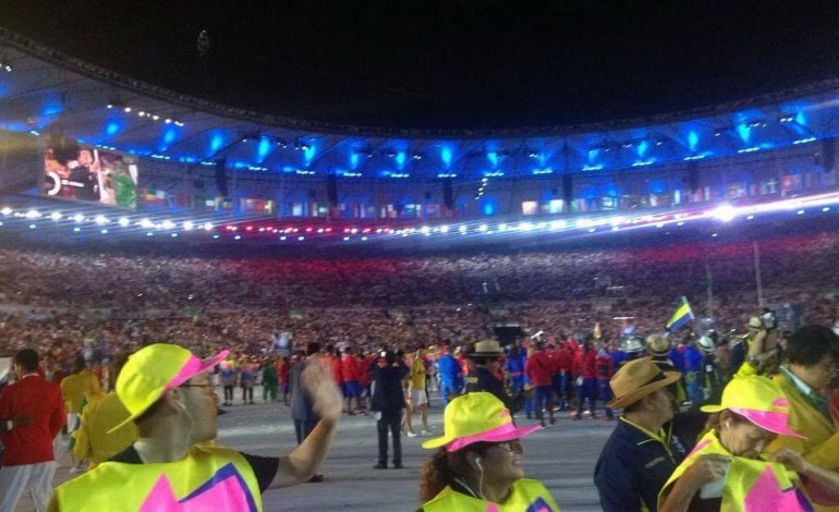 La cérémonie des JO de Rio vu de l'intérieur par le Manchois Eric Delaunay