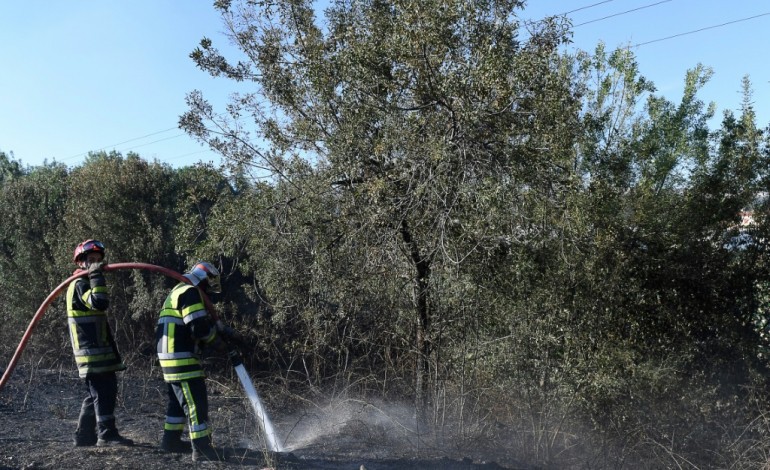 Marseille (AFP). Incendies près de Marseille: opérations de "noyage" toujours en cours