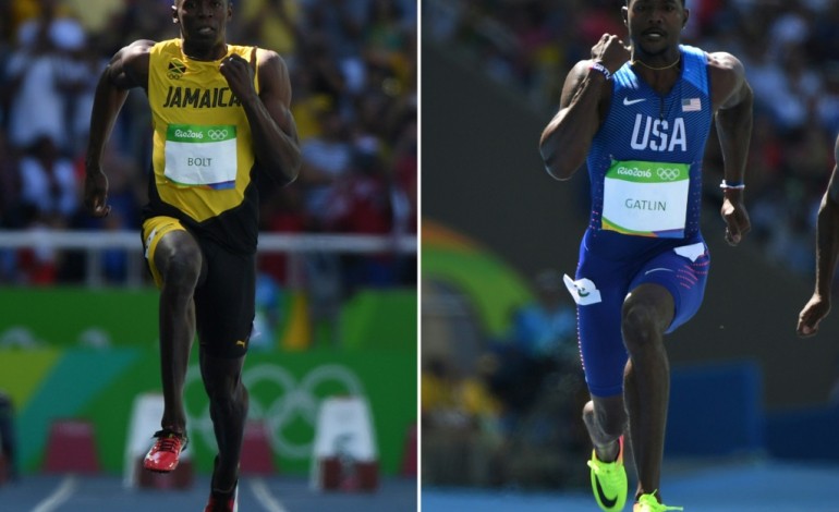 Rio de Janeiro (AFP). JO-2016: Bolt et Gatlin ont rendez-vous sur 100 m, un duel chargé de symboles
