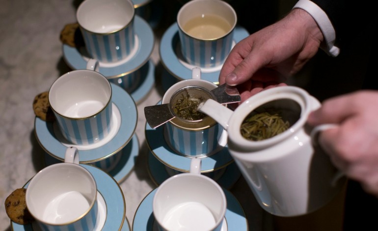 Londres (AFP). A Londres, l'effervescence du thé de l'après-midi