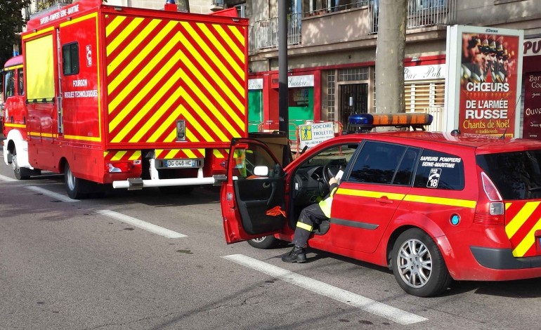 A Rouen, deux blessés dont un grave dans un accident de la route
