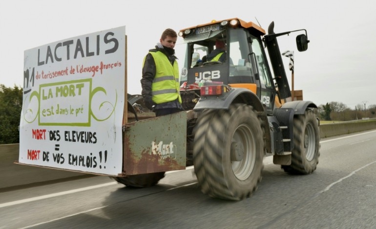 Manifestation des agriculteurs : Lactalis appelle au calme