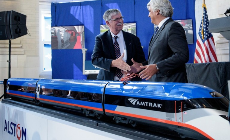 New York (AFP). Alstom vend pour la première fois ses "TGV" aux Etats-Unis