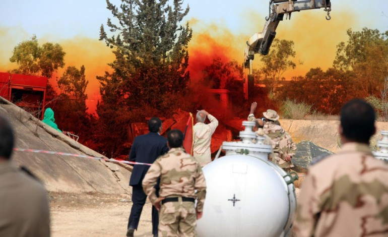 Tripoli (AFP). Libye: les derniers stocks d'armes chimiques transportés hors du pays