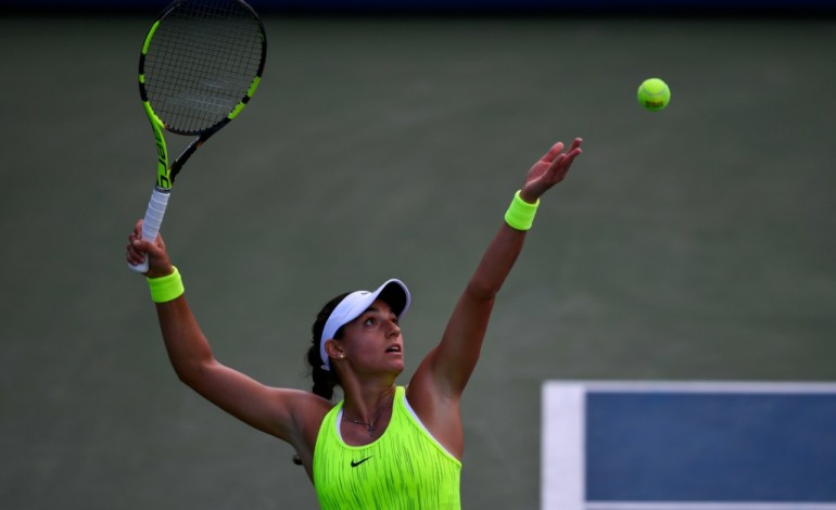 New York (AFP). US Open: Caroline Garcia poursuit difficilement sa route