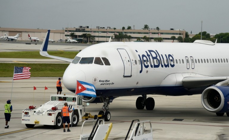 Fort Lauderdale (Etats-Unis) (AFP). Premier vol régulier Etats-Unis-Cuba depuis plus de 50 ans