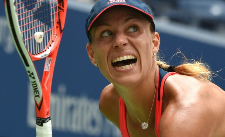 New York (AFP). US Open: Kerber sans trembler, les nouveaux mousquetaires en lice
