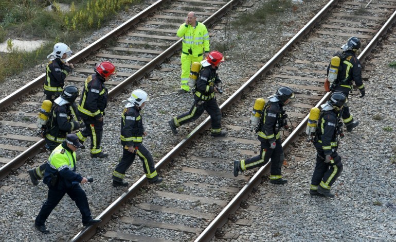 Madrid (AFP). Espagne: au moins 2 morts dans le déraillement d'un train
