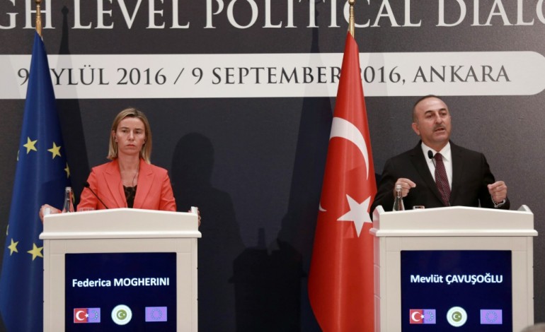 Ankara (AFP). L'Union européenne tente d'apaiser les tensions avec la Turquie