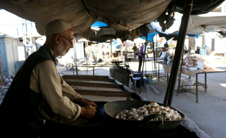 Alep (Syrie) (AFP). Dans Alep assiégée, on ne se nourrit plus que de pourpier et d'aubergines
