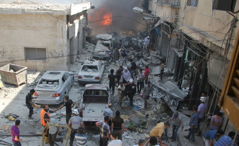 Beyrouth (AFP). Syrie: 58 morts dans de nouveaux raids avant la trêve acceptée par Damas