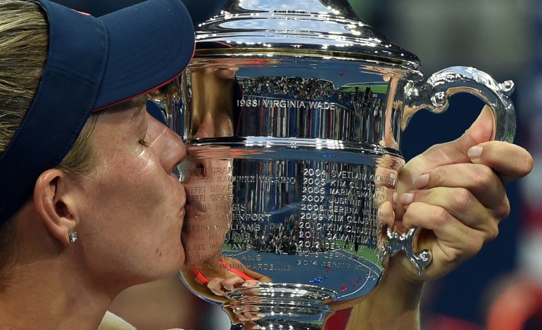 New York (AFP). US Open: Kerber, dans l'ombre de Graf