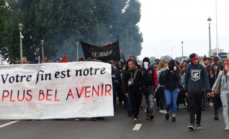Rouen: manifestation contre la loi travail, le ras-le-bol demeure malgré une mobilisation en baisse